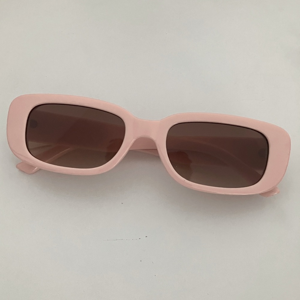 Pink Square Sunglasses